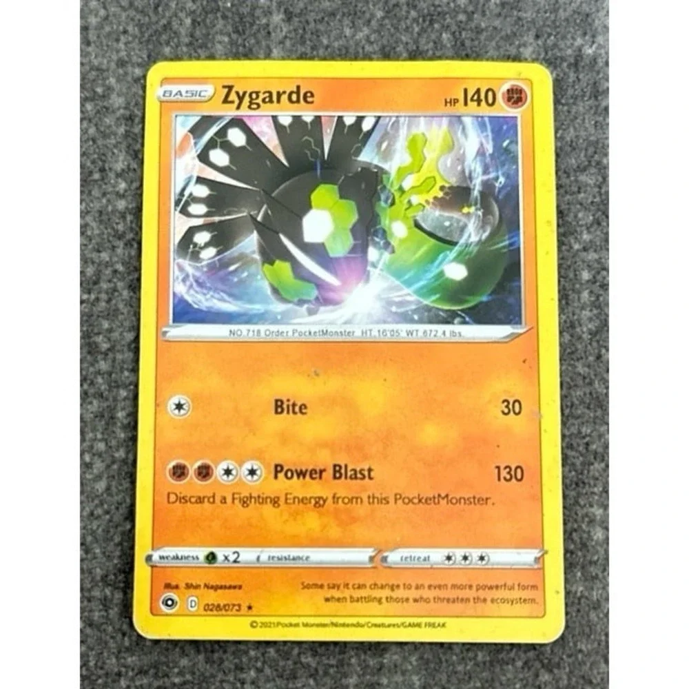 Zygarde Pokemon Card